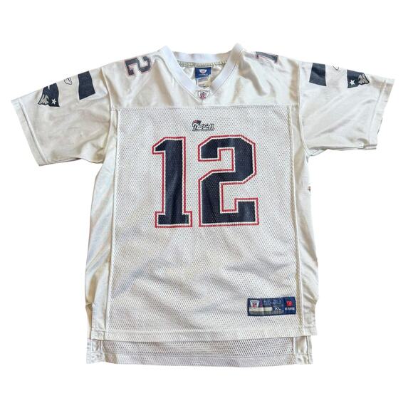Tom Brady New England Patriots #12 Youth Jersey - XL - Picture 1 of 4
